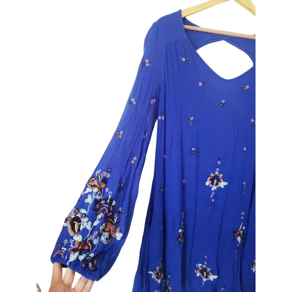 free people oxford embroidered mini dress NWT Free People Oxford Embroidered Mini Dress Retail $128